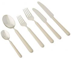 Mepra 10A622020 Besteckgarnitur, Design Millenium, Wood Clair, 36 Pièces