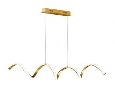 Wofi - LED moderne Spiral- Deckenleuchte Russel Design Deckenlampe (Pendelleuchte)