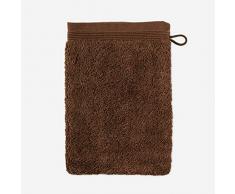 Möve Superwuschel Waschhandschuh, Java Brown, 20 x 15 cm