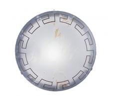 EGLO TWISTER Wand-/Deckenleuchte, Stahl, E27, 60 W, Ø 31,5 cm, weiss