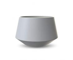 Cooee Design Blumentopf, Keramik, Grau, 28 cm