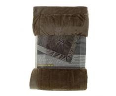 Amago Wohndecke, 150 x 200 cm, Fleur-de-Lys, Taupe, 40069-71-150200