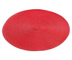 Décor Line Zebulon Tischset, Kunststoff, Kunststoff, rot, 35 x 35 cm