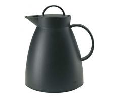 alfi 0935.020.100 Isolierkanne Dan, Kunststoff gefrostet Schwarz 1,0 l, 12 Stunden heiß, 24 Stunden kalt