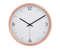 AmazonBasics – Wanduhr, Strich-Design, 30,5 cm, Kupferfarben