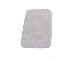 RIDDER 67087-350 Badewanneneinlage ca. 38 x 72 cm, Plattfuß grau