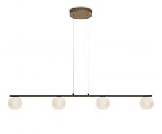 Philips myLiving LED Pendelleuchte Varande 4-flammig Metall 4.5 W Bronze 366960616