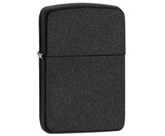 Zippo 60000665 Replica 1941 Feuerzeug, Messing, Black Crackle