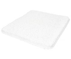 Kleine Wolke Badteppich, Weiß, 55 x 65 cm