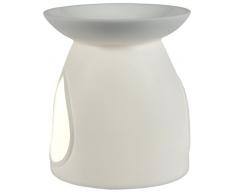 Himmlische Düfte Geschenkartikel GmbH Oilburner Weiss Duftlampe, Porzellan, 10 x 10 x 12 cm