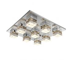 Globo 107.962,7–22,9 cm MacanLED Deckenleuchte, chrom/acryl, chrom