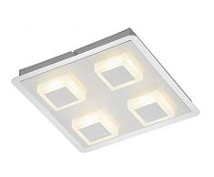 Briloner Leuchten Deckenleuchte, LED Lampe, Deckenlampe, LED Strahler, Wandleuchte, Wohnzimmerlampe, Deckenstrahler, Wandlampe, Deckenspot, Deckenbeleuchtung