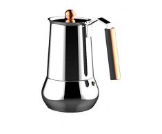 Bergner Infinity Chef 6 C Kaffeemaschine, Edelstahl rostfrei, silberfarben, 19.3 cm