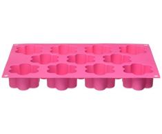 silikomart 26.194.19.0063 SF 194 x 4 Blume Form SILIKONFORM 29,5 x 18,5 x 2 cm