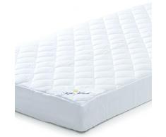 aqua-textil Soft Touch Matratzenschoner 120 x 200 cm Mikrofaser Unterbett Matratzenauflage 0010585