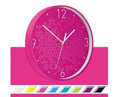 Leitz Wanduhr Wow, Pink, 32.5 x 31.1 cm