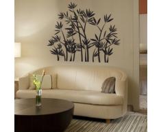 Indigos WG30209-90 Wandtattoo w209 Schilf Bambus Ranke Wandaufkleber 120 x 92 cm, Silber