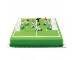 Decora 0816010 Set FÜR Dekoration FUßBALL 9 PCS - 7 Spieler UND 2 TÜREN