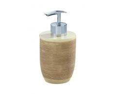 WENKO 18727100 Seifenspender Amphore, Fassungsvermögen 0.22 L, Polyresin, 7.5 x 15 x 7.5 cm, Braun