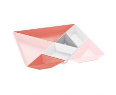 Koziol 3480333 TANGRAM READY Servierschale, Snackschale, Fingerfood, Tapas, Antipasti, Sushi, Dipschale, Tischdeko, Party, Centerpiece, Kunststoff