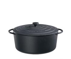 Küchenprofi Gusseisen Bräter, Schwarz, 35 cm