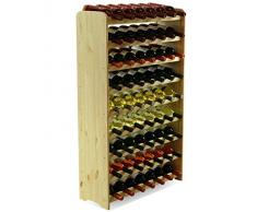 Flaschenregal Weinschrank Weinständer Weinregal für 63 Flaschen NEU!