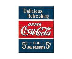 Nostalgic-Art Magnet, Delicious Refreshing Blue