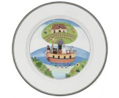 Villeroy & Boch 10-2337-2643 Design Naif Frühstücksteller, 21 cm, Porzellan mit verspielt wirkendem Dekor