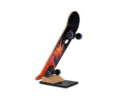 Evotec EASY CRUISER DRAGON LED Skateboard - Tischleuchte 5-flg. / 3000K / 6W / 600 Lumen/Wheels RGB/Lichtsteuerung per Fernbedienung, Holz, 6 W, Transparent, Small