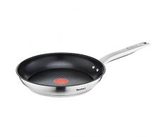 Tefal E82604 Hero Edelstahlpfanne antihaftversiegelt und induktionsgeeignet 24 cm