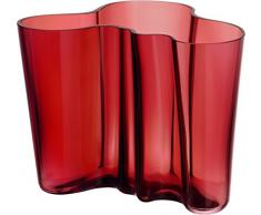Iittala Alvar Aalto Collection Vase 160 mm, Rot (Cranberry)