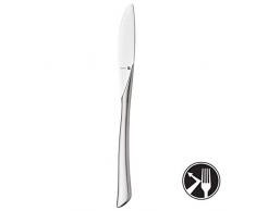 WMF Virginia Menümesser 23,3 cm, Cromargan protect, Edelstahl teilmattiert, Messer mit eingesetzter Klinge, kratzbeständig, spülmaschinengeeignet