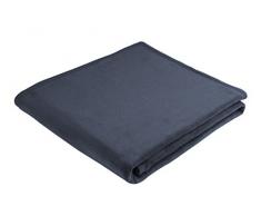 biederlack Thermosoft Decke, Mischgewebe Baumwolle, Blau, Doppelbett, 200 x 150 cm