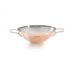DE BUYER Wok, Kupfer, orange, 32 cm