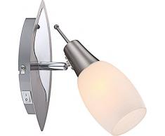 7,5 cm Wandstrahler Gillian in Nickel matt