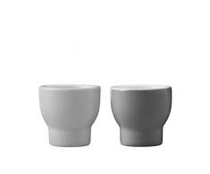 Stelton Emma, 2 Stck. -grau Eierbecher, Stein, 10 x 6 x 6 cm