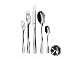 WMF Ambiente Besteckset 6 Personen, 30 teilig, eingesetzte Messerklinge, Cromargan protect Edelstahl poliert, glänzend, kratzbeständig, spülmaschinengeeignet