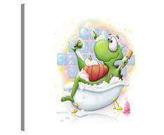 Picanova – Bubble Bath 80x80cm – Premium Leinwanddruck – Kunstdruck Auf 2cm Holz-Keilrahmen Für Schlaf- Und Kinderzimmer – Kinder Kollektion Von TooshToosh