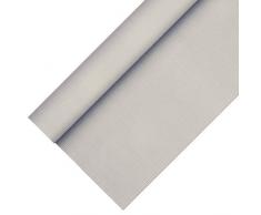 Papstar, Tischdecke, stoffähnlich, Vlies soft selection plus 25 m x 1,18 m silber auf Rolle, #86047