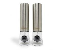 Jean-PatriqueOne-Touch Edelstahl Elektronik Salz- und Pfeffermühle Set