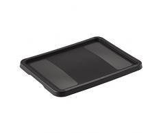 keeeper Deckel für Aufbewahrungsbox Luis 20 l, 40 x 30 cm, Luisa, Graphit Grau