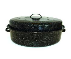 Beka Bräter, Emaille, Schwarz