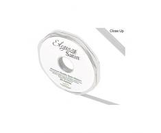 Eleganza 6 mm x 20 m Satinband doppelseitig, Silber