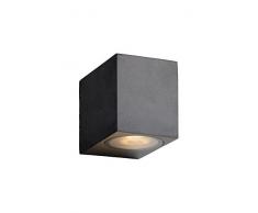 Lucide ZORA-LED - Wandstrahler AuÃen - LED Dim. - GU10 - 1x5W 3000K - IP44 - Schwarz