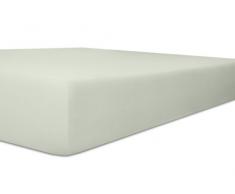 Kneer Easy-Stretch Jersey Spannbetttuch, Farbe:11 Hellgrau;GrÃ¶Ãe:120x200-130x220 cm