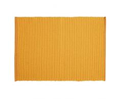 LINUM UNI Tischset, Baumwolle, Tief Aprikoseorange, 35 x 46 cm, Deep Apricot Orange