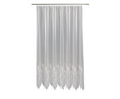 Anna Cortina Gardine, Stoff, weiß, 245 x 300 cm