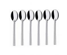 Silit Cover Tee-/ Kaffeelöffel Set 6-teilig, Crominox Edelstahl poliert, glänzend, spülmaschinengeeignet
