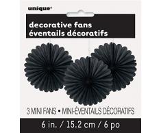 Unique Industries 63260 Decoration Party-Deko, Papier, schwarz