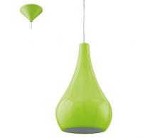 EGLO 92943 Pendelleuchte, Metall, E14, grün